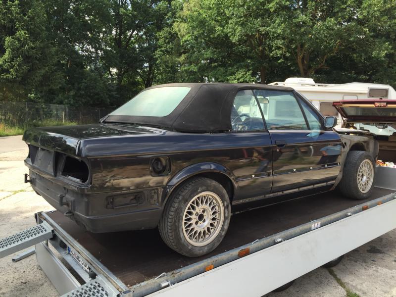 fertig Lackiert Abholung zurück zur Halle