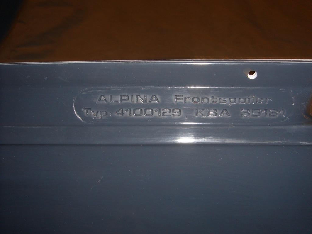 Alpina Frontspoiler