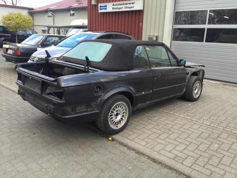 Ankunft beim Lackierer