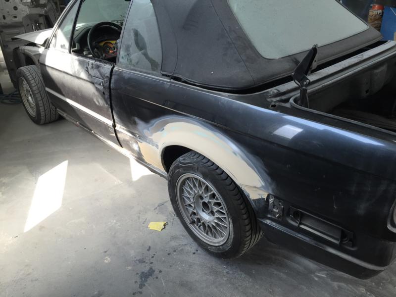 Lackierer hat angefangen