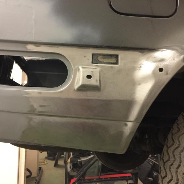 Endspitze rechts eingeschweißt mit Rostschutz