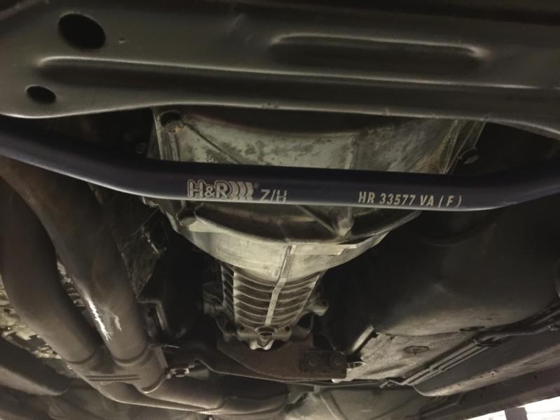 H&R Stabi Vorderachse eingebaut