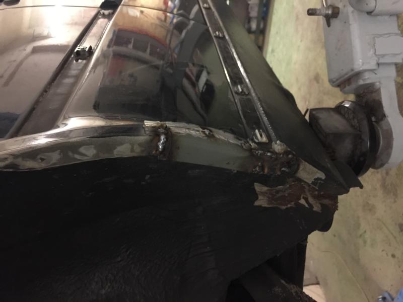 Radlauf rechts geschweißt