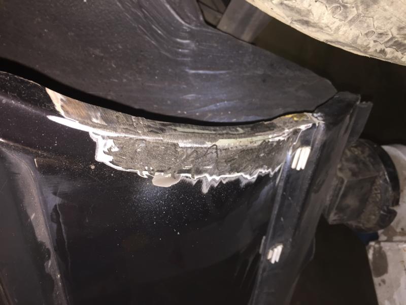 Radlauf links geschweißt