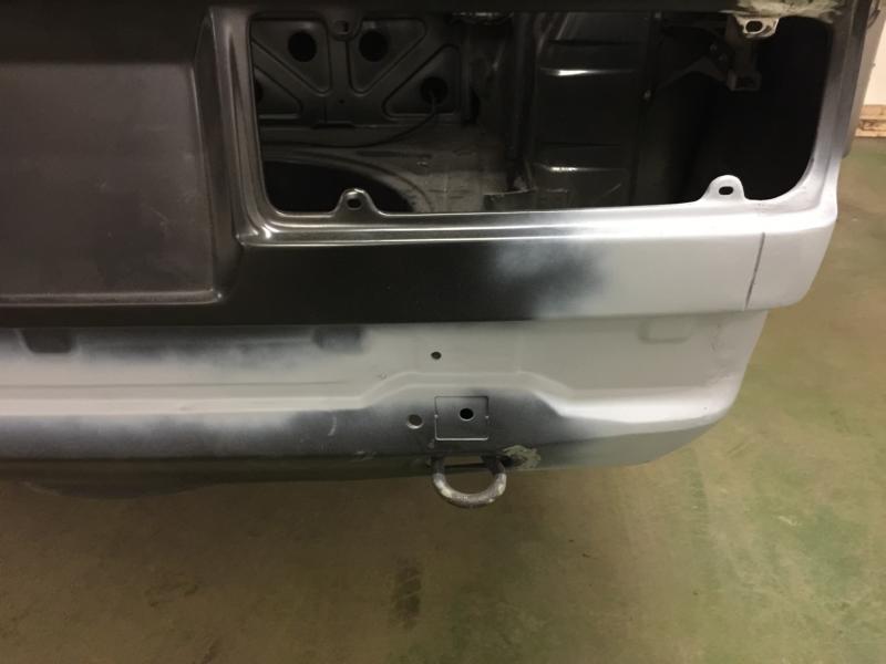 Heckblech eingeschweißt rechte Seite