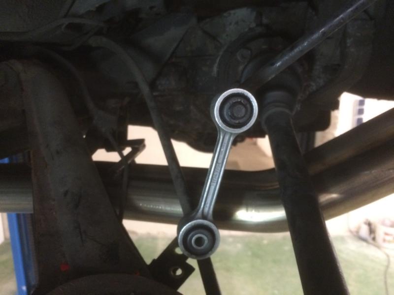 Koppelstangen hinten erneuert