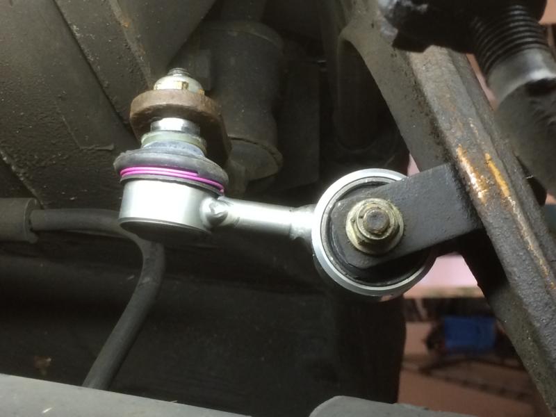 Koppelstangen vorn erneuert