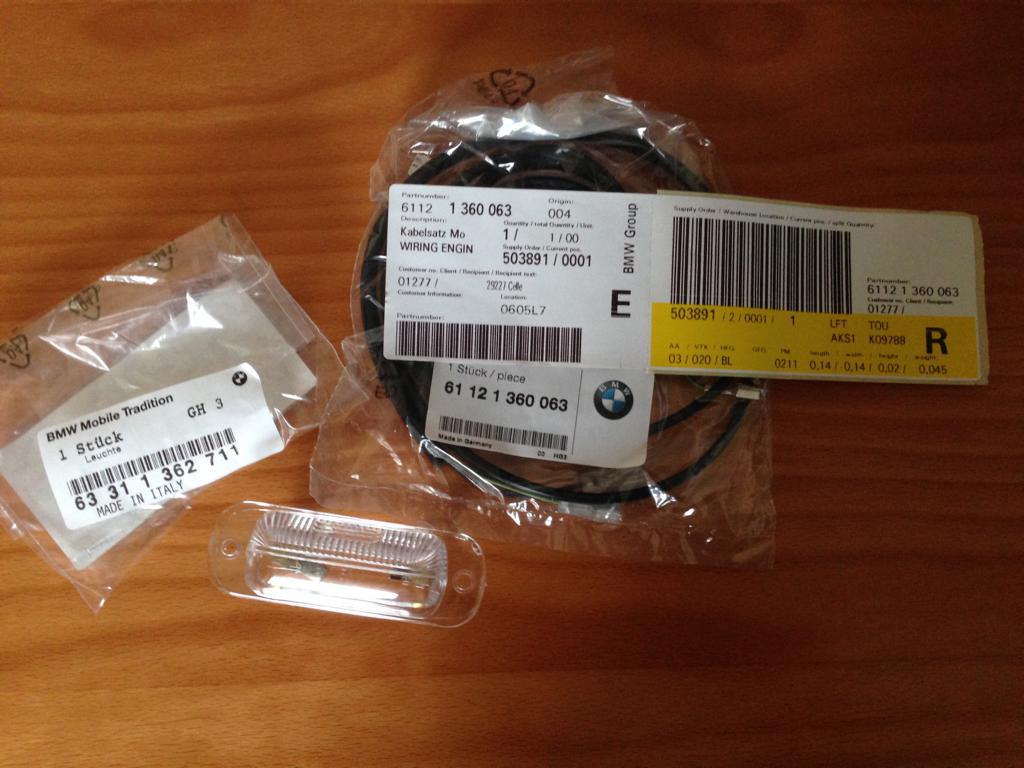 Motorleuchte mit Kabelsatz