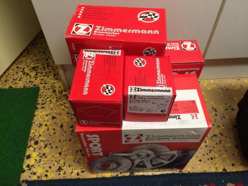 Komplette Zimmermann Bremsanlage