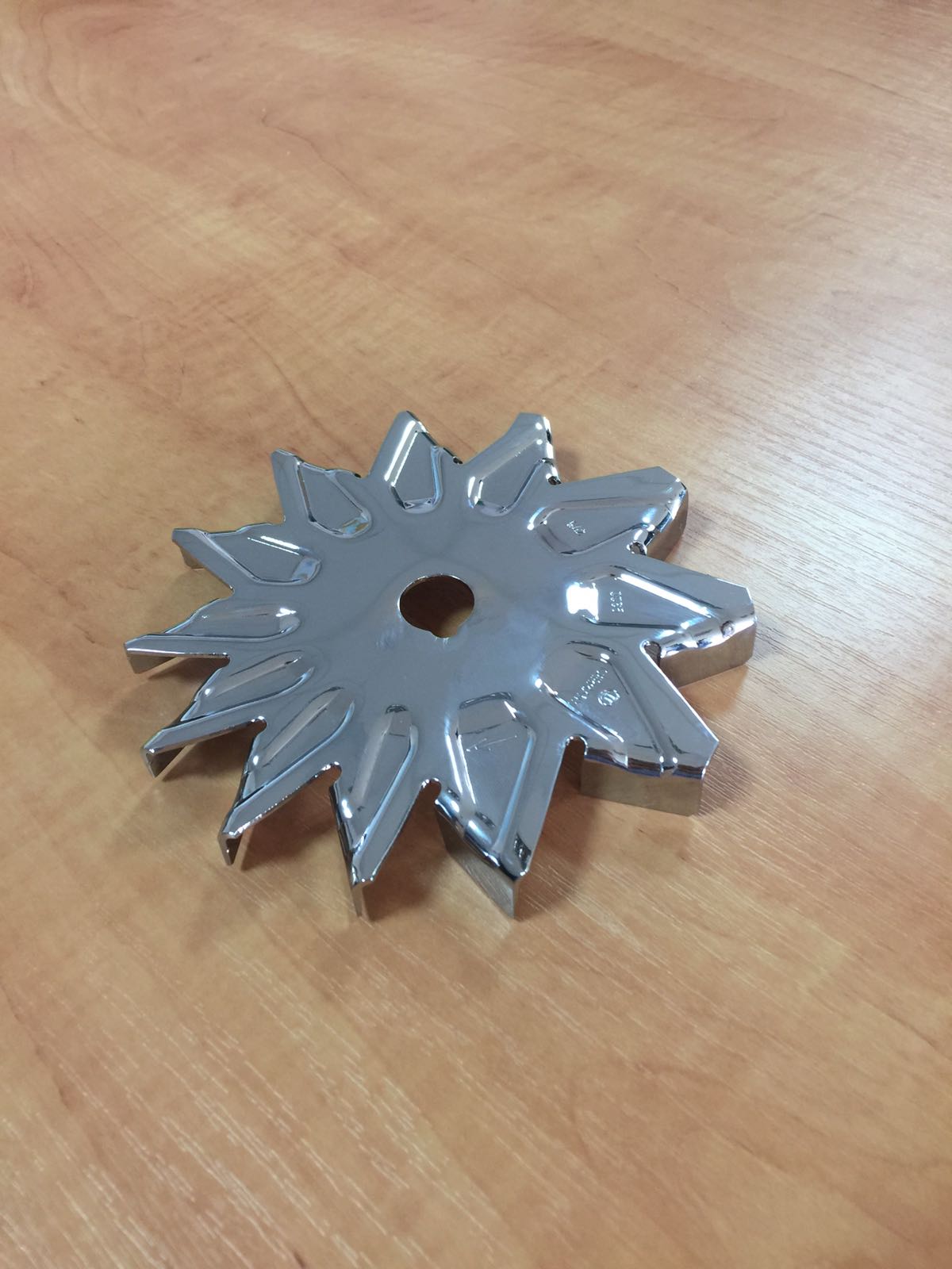 Chrom Lichtmaschinen Lüfter Rad